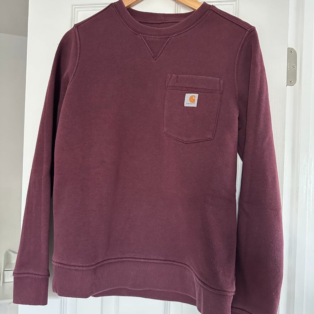 Women's Carhartt Crew Neck Sweater, Sz M - Picture 2 of 2